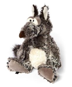 sigikid 39743 Plüschtier Grimms Gangster, BeastsTown grau weiß Wolf 30cm