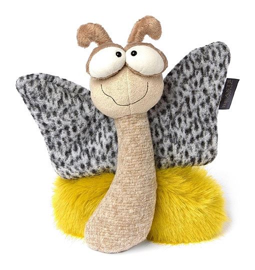 sigikid 39858 Plüschtier Happy Day, BeastsTown beige gelb Schmetterling 29cm