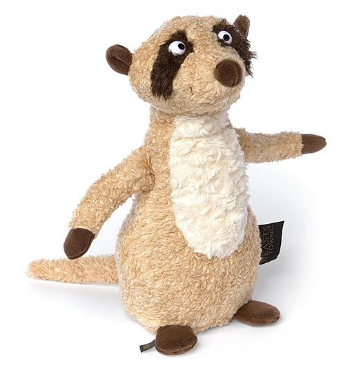 sigikid 39877 Plüschtier Muru, BeastsTown beige weiß Erdmännchen 31cm