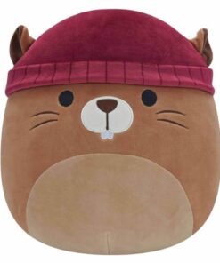 Squishmallows 19,1 cm Chip Der Biber mit Hut, (SQHW00605)