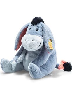 Steiff 024603 Esel 25cm blaugrau sitzend